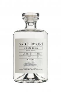 Aguardiente of Orujo Pazo Señorans, 0,50 L., one bottle case