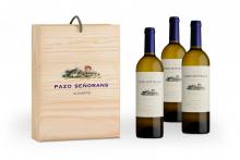 Pazo Señorans 2023, 0,75 litres, 3 bottles wood case